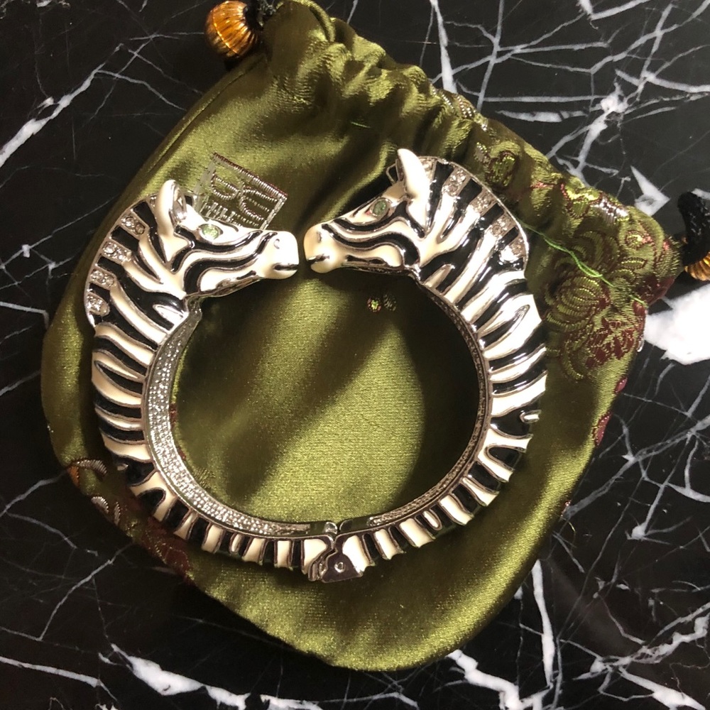 NWOT Juicy Couture Zebra Bangle Bracelet